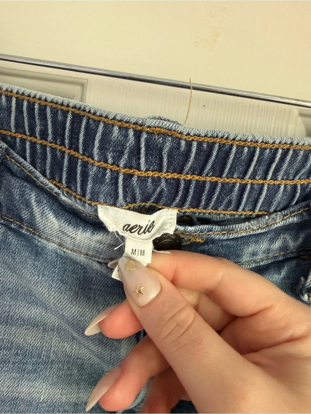 Aerie soft denim shorts
